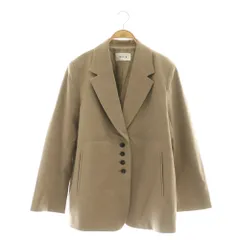 フレイアイディー FRAY I.D 25SS ソフトボンディングジャケット テーラード ピンストライプ 1 ベージュ /CX ■OS