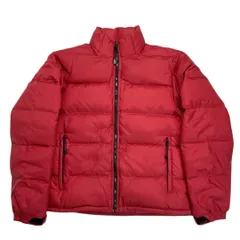 ☆冬物セール☆ TOMMY HILFIGER トミーヒルフィガー ナイロン ダウンジャケット メンズ Mサイズ レッド 防寒 【送料込み】