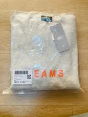 新品) BEAMS ビームス ロゴ スウェット L