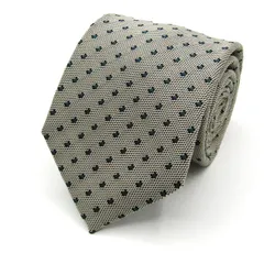 バーバリーブラックレーベル ブランド ネクタイ ドット柄 シルク PO メンズ グレー BURBERRY BLACK LABEL 【中古】