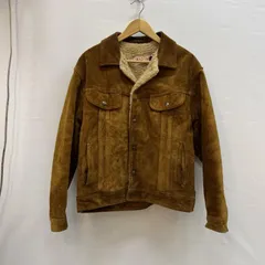 ショット 80s USA製 スエード レザー ランチ ボア トラッカージャケット メンズ 40 ISItems【USED】【古着】【中古】50152468のサムネイル