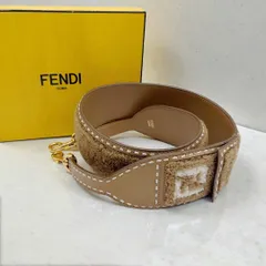 ⭐️ほぼ未使用⭐️ フェンディ ストラップユー FFロゴ ボア ショルダーストラップ