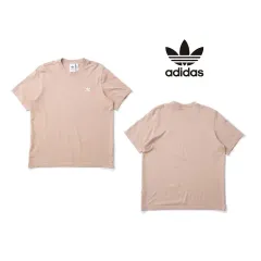 アディダス ロゴ刺繍 半袖Tシャツ ベージュM