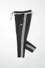 アディダス トラックパンツ ブラック 白 L