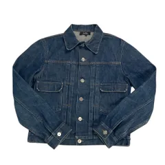 90s A.P.C. アーペーセー デニムジャケット Gジャン レディース Mサイズ 2ndタイプ 日本製 初期 赤耳 ヴィンテージ 【送料込み】