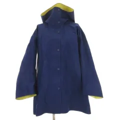 ユニクロ UNIQLO × マルニ MARUNI ブロックテック コート ネイビー イエロー M 251023E