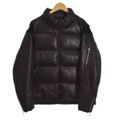 アンダーカバー UNDERCOVER フラグメント FRAGMENT 30th Anniversary Leather sleeve down jacket 30周年記念 レザー ダウンジャケット 2 黒 ブラック UCZ9209 ☆AA★のサムネイル