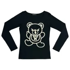 HYSTERIC GLAMOUR ヒステリックグラマー アーカイブ 퍽ベア ロングスリーブ Tシャツ