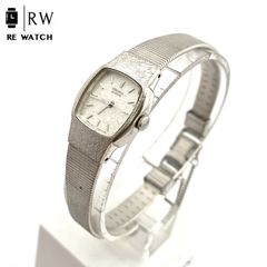 7-3128 SEIKO 11-4120 手巻き時計 シルバー スクエアケース - メルカリ