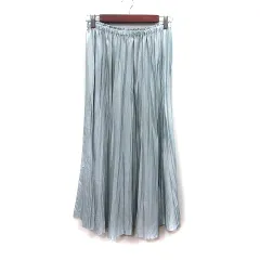 ボールジー BALLSEY トゥモローランド フレアスカート ロング 36 S 水色 /YI