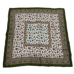 HERMES CHASSE EN INDE カシミヤシルク プチカレ - メルカリ
