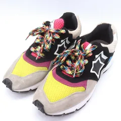 アトランティックスターズ スニーカー ビブラムソール シューズ 靴 イタリア製 メンズ 41サイズ ピンク×グレー Atlantic STARS 【中古】