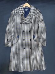 美品】ダーバン トレンチコート 裏地総柄 千鳥格子 サイズ170-91 A-5