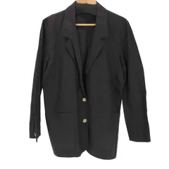 アクアスキュータム AQUASCUTUM 金ボタン テーラード2Bテーラードジャケット レディース 表記無 