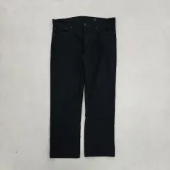 W34 L32 リーバイス 511 ブラック コットン パンツ 1230J
