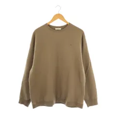 エイトン ATON NATURAL DYED URAKE OVERSIZED PULLOVER スウェット トレーナー プルオーバー 長袖 04 ブラウン /ES ■OS