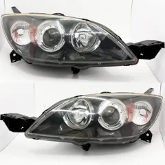 【個人宅可】マツダ アクセラ BK系 HID ヘッドライト 左右 現状販売のサムネイル