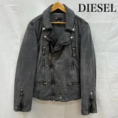 ディーゼル 00s ガーメントダイ 中綿 ダブル ライダース ジャケット ヴィンテージ加工 Y2K アーカイブ メンズ L ISItems【USED】【古着】【中古】50152495
