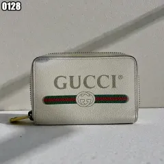 グッチ シェリーラインロゴ コンパクト COMPACT ラウンド財布 496319