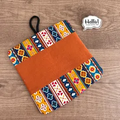 No.100 裏も可愛い♡パッチワークポットマット✴︎エキゾチック