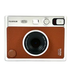 富士フイルム FUJIFILM instax mini Evo ブラウン インスタントカメラ 【中古】