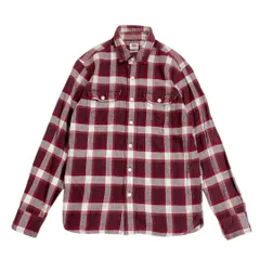 Levi's リーバイス チェック ネルシャツ コットン メンズ Sサイズ レッド×ホワイト スタンダードフィット 【送料込み】
