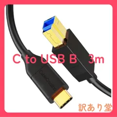 CableCreation USB 3.1 GEN2 Type C (USB-C) to USB 3.0 B (cc1331) C B変換 Gen 1 Type C USB 3.0 Type B 変換ケーブル プリンタ対応 ブラック