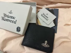 Vivienne Westwood ヴィヴィアン・ウエストウッド ブラック 二つ折り財布 フルセット