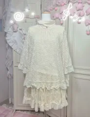 森ガール アイボリー セットアップ 3セット はぐみ アクシーズファム axes femme