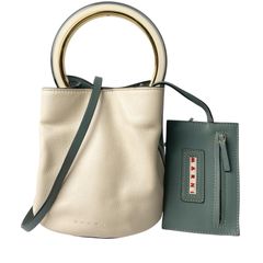 最終！marniパニエ。ショルダーバケットバッグ - メルカリ