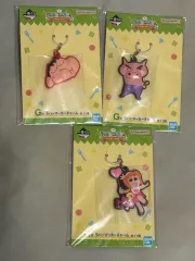 クレヨンしんちゃん 一番くじ な 完全満腹 ラバーチャーム 未開封 5個 まとめ