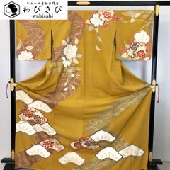 小紋 十三詣り 七五三 手描 桜 鞠 正絹 反物 T8655 - メルカリ