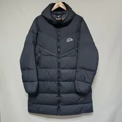 XXL NIKE ナイキ ウィンドランナー ロング ダウン ジャケット ブラック