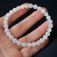 ムーンストーン ブレスレット レインボームーンストーン ６月誕生石 天然石 パワーストーン 華奢 おしゃれ レディース メンズ 誕生日 プレゼント 贈り物 記念 コレクション 白い石 母の日