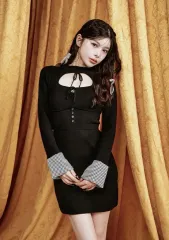 Darich ダリチ フロントオープンニットミニワンピース スナ系 地雷系 量産型