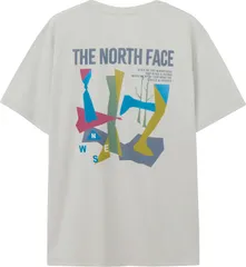 ザ・ノース・フェイス THE NORTH FACE アウトドア ショートスリーブ ES レトロトレイルティー メンズ 半袖 Tシャツ トップス ランニング トレーニング ハイキング グラフィック バックプリント ジム  NT326 WX ホワイトミックスグレー