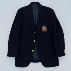 90s J.PRESS(Jプレス) ゴールド ブレザー ジャケット スーツ 麻 MY