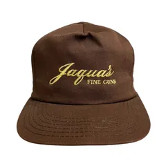 【キャップ/帽子】90s USA製 Phelps社 Jaqua’s Fine Guns ビンテージトラッカーキャップ ブラウン 茶