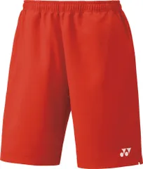ヨネックス YONEX テニス ユニハーフパンツ ショートパンツ 短パン ベリークール UVカット 吸汗 速乾 ストレッチ 透け防止 日本バドミントン協会審査合格品 メンズ レディース  15150 496 サンセットレッド