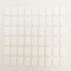 No.420 強力 粘着シール フィギュア固定 透明 216ピース（54枚×4枚）耐震 ズレ防止 ボンボンドロップシール作成