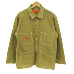 ユニバーサルオーバーオール カバーオール ジャケット ブルゾン アウター メンズ Mサイズ ベージュ UNIVERSAL OVERALL 【中古】のサムネイル