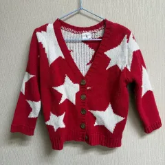 星ニット カーディガン s