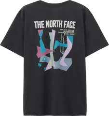ザ・ノース・フェイス THE NORTH FACE アウトドア ショートスリーブ ES レトロトレイルティー メンズ 半袖 Tシャツ トップス ランニング トレーニング ハイキング グラフィック バックプリント ジム  NT32683 K ブラック