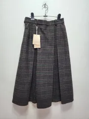LENINA UNI ウール CHECK スカート 新品