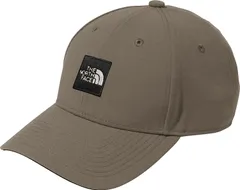 ザ・ノース・フェイス THE NORTH FACE アウトドア スクエアロゴキャップ メンズ レディース 帽子 シンプル 紫外線 UVカット UPF50+ 日除け 暑さ対策 面ファスナー サイズ調整可能 ワンポイント  NN02334 CK クラシックカーキ