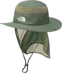 ザ・ノース・フェイス THE NORTH FACE アウトドア サンシールドハット ジュニア キッズ 子ども 帽子 夏 日焼け対策 UV 紫外線カット キャンプ 林間学校 遠足 登山 ハイキング 日よけ あご紐 取り外し可能  NNJ02 DG ダックグリーン