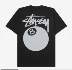 L STUSSY ステューシー 8ボール PIGMENT ピグメント ダイド Tシャツ ブラック
