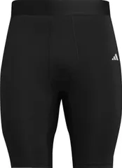 アディダス adidas サッカー テックフィット ショートタイツ インナーパンツ アンダーウェア スパッツ 大人用 抗菌メッシュ ドライ ウェア トレーニング ジム 筋トレ 部活動 クラブ活動  KQZ55 JP1477 ブラック