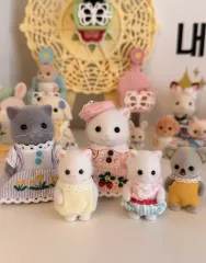 シルバニアファミリー ペルシアン 猫 刺繍 シスターデュオ リー・リミテッド 日本