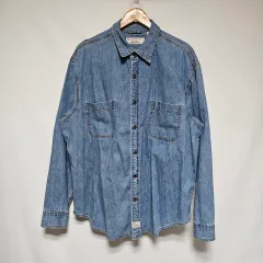 00s ヴィンテージ リーバイス デニム シャツ XL 実寸 110